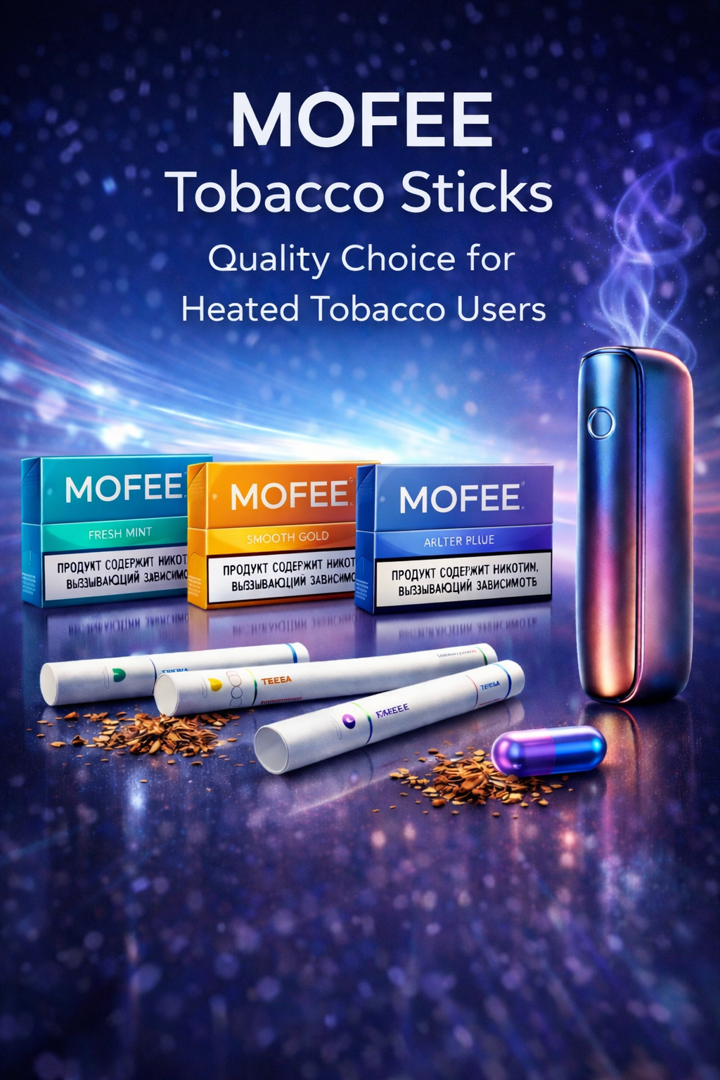 MOFEE Tobacco Sticks – Modern Flavor Variety for Adult Users